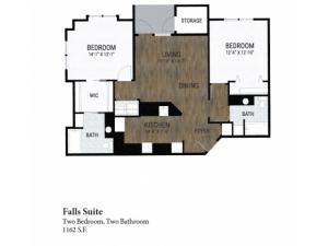 Falls Suite Floor Plan
