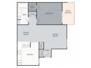 The Garden - 808 square feet