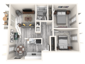 Southbank B1R Two Bedrooms