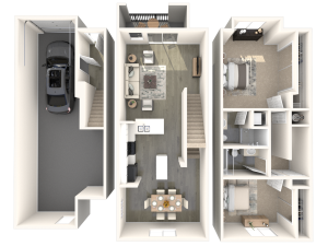 Palazzo Townhomes Two Bedrooms B2