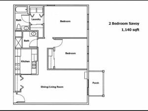 Savoy 2 Bed and 2 Bath
