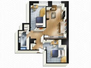 2x1. Floors 22-25