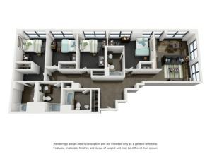 Lincoln 3D Floorplan