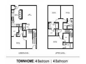 4 bedroom Townhome