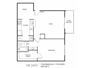 One bedroom one bath