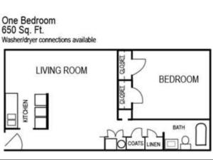 One Bedroom | 650 sqft
