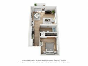 Horizon - 1 Bed / 1 Bath - 660 SF