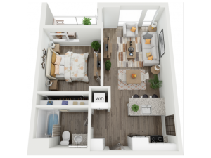 1 Bed / 1 Bath - 623 SF