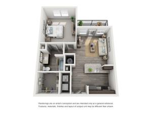 A1 Renovated Floor Plan