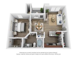 A1 Renovated Floor Plan