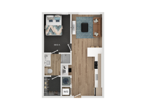 1 Bed 1 Bath A