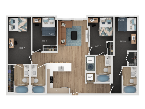 4 Beds 4 Baths D1.1