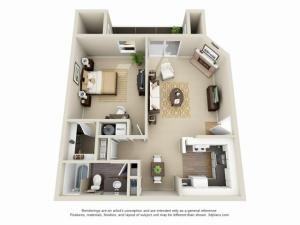 One Bedroom | Denver CO Apartments | Avens Point