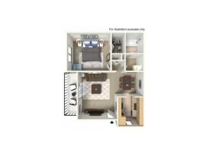 One bedroom one bedroom