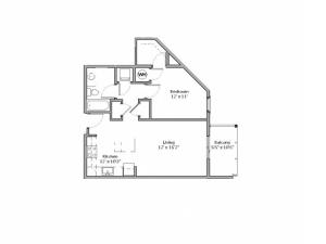 A8- ONE BEDROOM ONE BATH