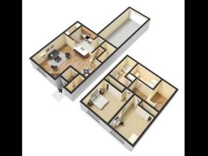 Haydn - Two bed One and One Half Bath - 1245 sq ft