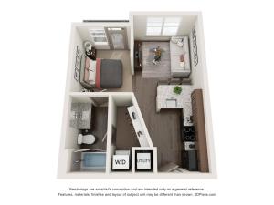 Floor Plan | 909 Flats