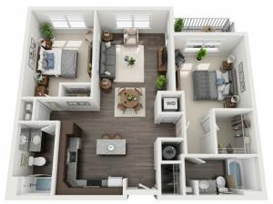 B2- TWO BEDROOM TWO BATH
