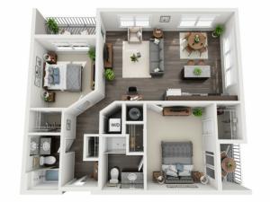 B4- TWO BEDROOM TWO BATH