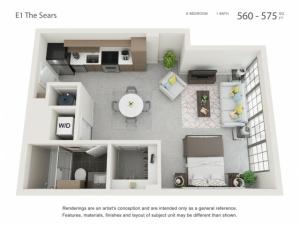 Studio Floor Plan