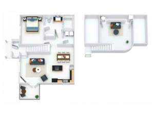 Regents Loft 1BR/1BA 1135  square feet