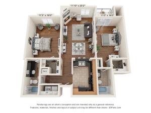 Two Bedroom Two Bath Nashville TN
