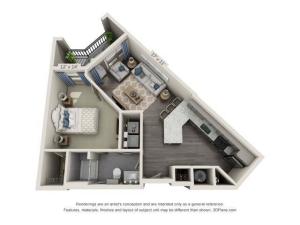 Harrison | 2 bed 2 bath | from 970 square feet