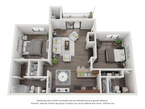 Suncrest Apartments Eclipse Floorplan