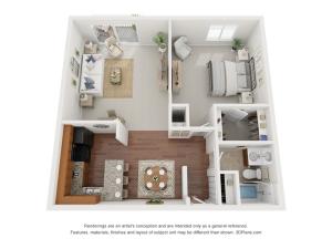One Bedroom B Style