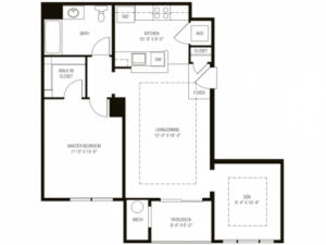 The Sweetbay Floor Plan at the Apartments at Charlestown Crossing