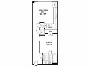 1 Bedroom 1 Bath