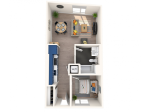 1 Bed/1 Bath