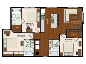 3BR/3BA - Large