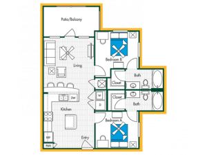 2BR/2BA - B1