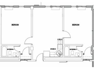 2 Bed / 2 Bath - E