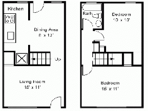 2BR/1BA