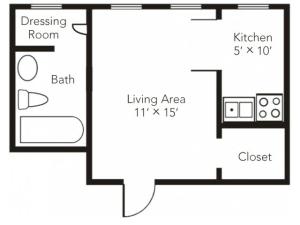 Studio Floorplan
