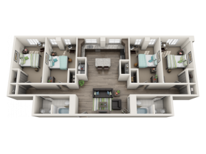 4 Bedroom Floor Plan