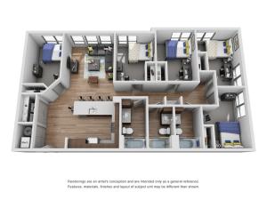 five bathroom apartment in ann arbor