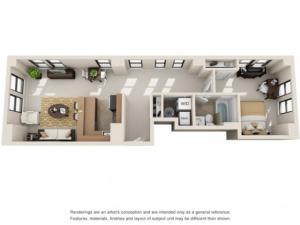 1 Bedroom | 1 Bathroom