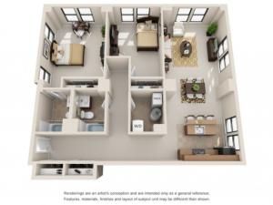 2 Bedroom | 2 Bathroom