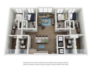 four bedroom apartment in ann arbor