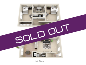 2 bedroom apartment floor plan