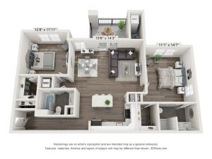 2 Bedroom