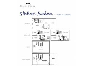 Three Bedroom Townhome