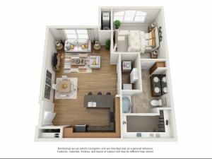 1 bedroom, 1 bath with den apartment Williamsburg, VA