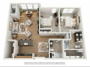 2 br, 2 bath with sunroom apartment for rent Williamsburg, VA