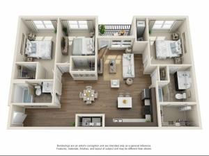 3 Bedroom, 2 Bath