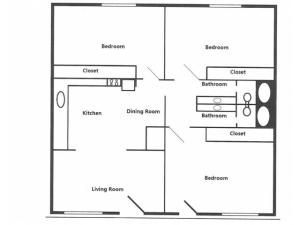 3 Bedroom, 2 Bathroom
