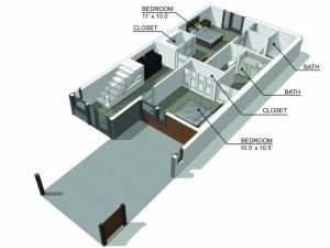 Townhome 2 Bedroom 1st Floor